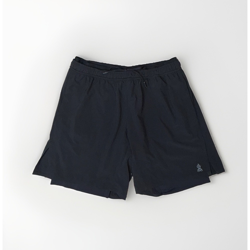 Chubbies The Ultimate Training 7" Lined Shorts Men's Size Large Black EUC